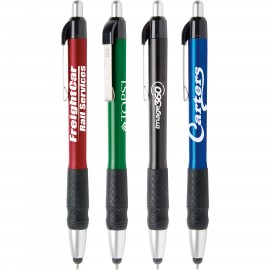 MaxGlide Click Metallic Stylus Pen (Pat #D712,479) Logo Branded