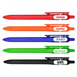 Solid Color Promo Pen Custom Engraved  Solid Color Promo Pen Custom Engraved