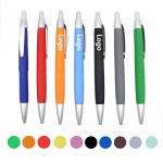 MOQ 20pcs 0.5mm Spray Glue Flat Grip Ballpoint Pen Custom Engraved