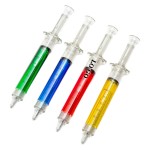 Custom Imprinted Syringe Shaped Ballpoint Pen