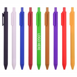 Sleek Write Rubberized Pen Logo Branded