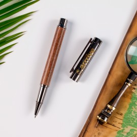 Custom Engraved Luxwood Rollerball Pen