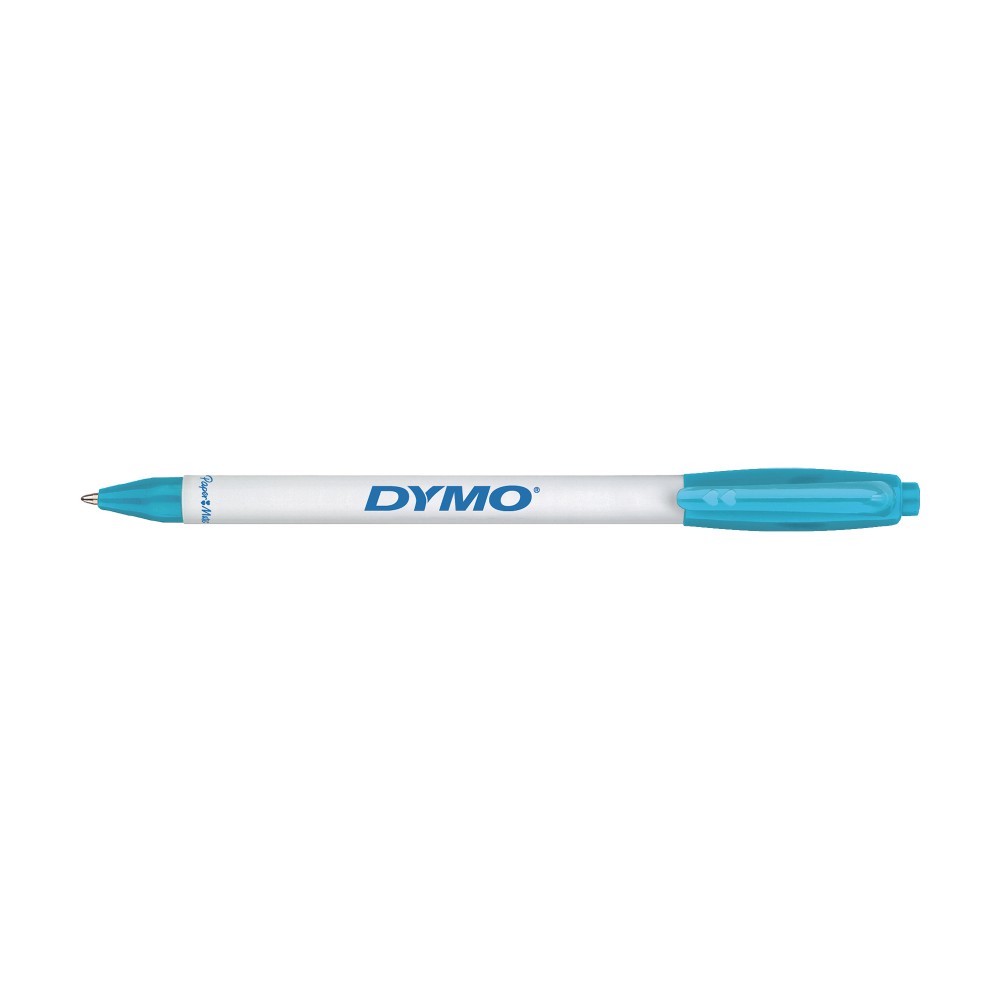 Logo Branded Paper Mate Sport RT White Barrel - Black Ink - Turquoise Logo Branded Paper Mate Sport RT White Barrel - Black Ink - Turquoise