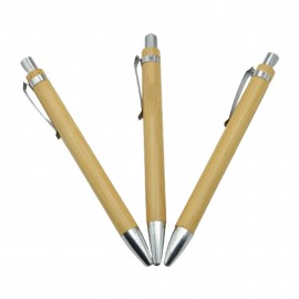 Logo Branded Natural Bamboo Pen  Logo Branded Natural Bamboo Pen