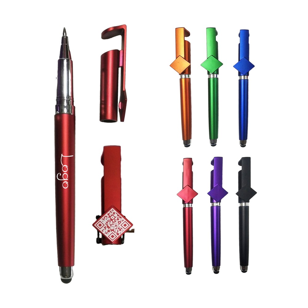 Multifunctional Pen With Qr Code Logo Branded