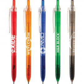 Translucent Writer Pen Logo Branded