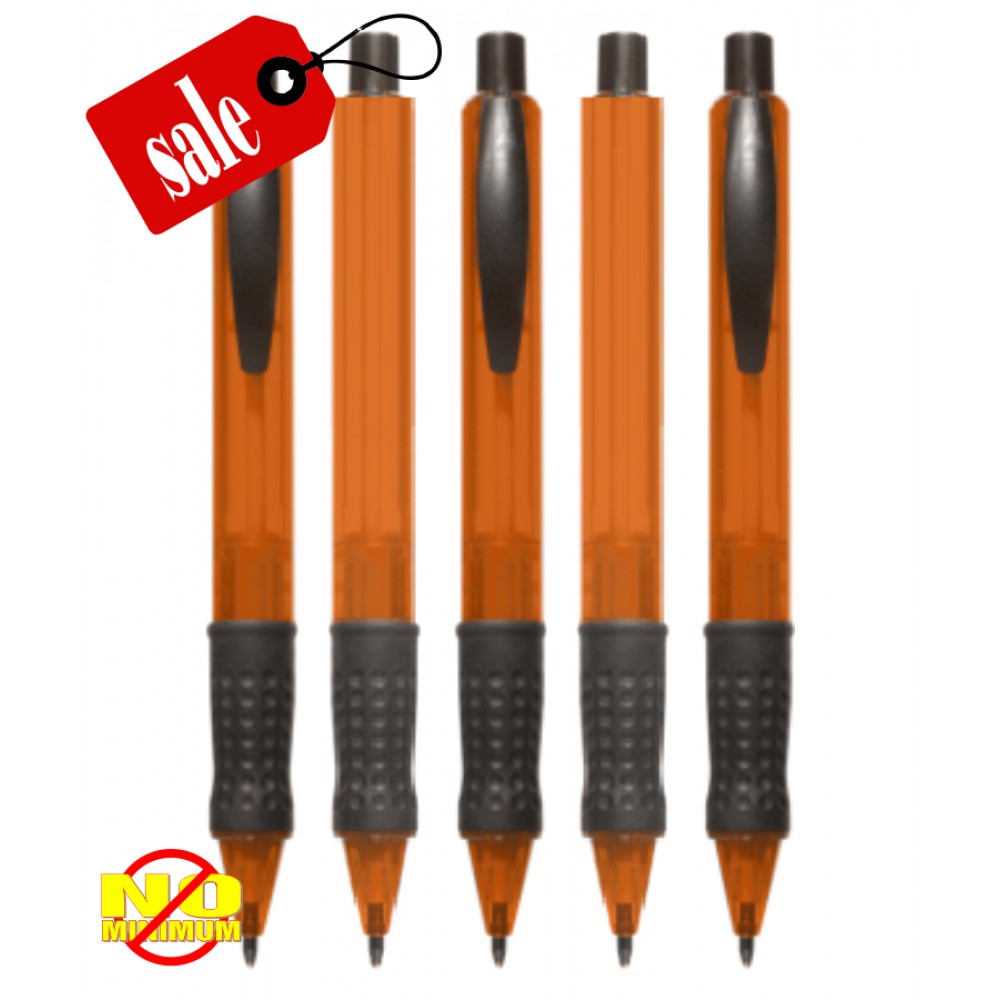 Translucent Chubby Pen w/ Black Trim Custom Imprinted Translucent Chubby Pen w/ Black Trim Custom Imprinted