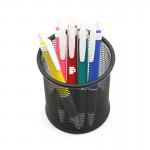 Custom Imprinted Plastic Ballpoint Pen / Fun Color Rubber Grip Plastic Pens