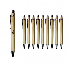 Bamboo Ballpoint Pen Custom Engraved