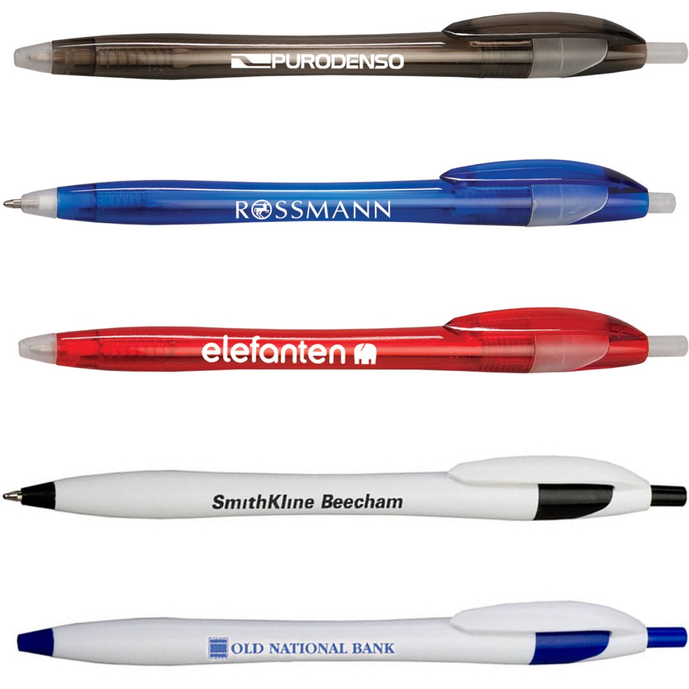 Custom Imprinted Sculptured Plastic Pen Custom Imprinted Sculptured Plastic Pen