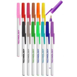 Logo Branded Value Stick Ballpoint Pen