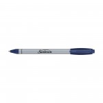 Logo Branded Paper Mate Sport RT Silver Barrel - Blue Ink - Navy