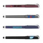 Custom Imprinted Stylus-236 Soft Touch Rollerball Gel Pen