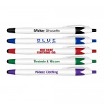 Liqui-Mark iWriter Silhouette Stylus & Retractable Ballpoint Pen (Blue Ink) Logo Branded