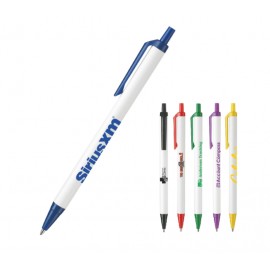 Custom Engraved Slim White Barrel Pen