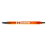 Logo Branded CMF Retractable Ballpoint Pen - Orange