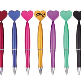 Heart Shaped Ballpoint Pen Custom Engraved