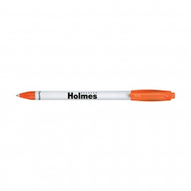 Paper Mate Sport RT White Barrel - Black Ink - Orange Custom Imprinted