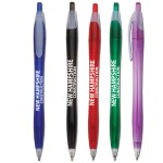Logo Branded Sidekick Translucent Ballpoint Pen