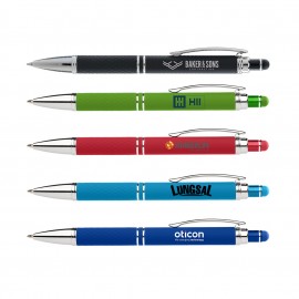 Stylus-444 Soft Touch Stylus Pen Custom Engraved