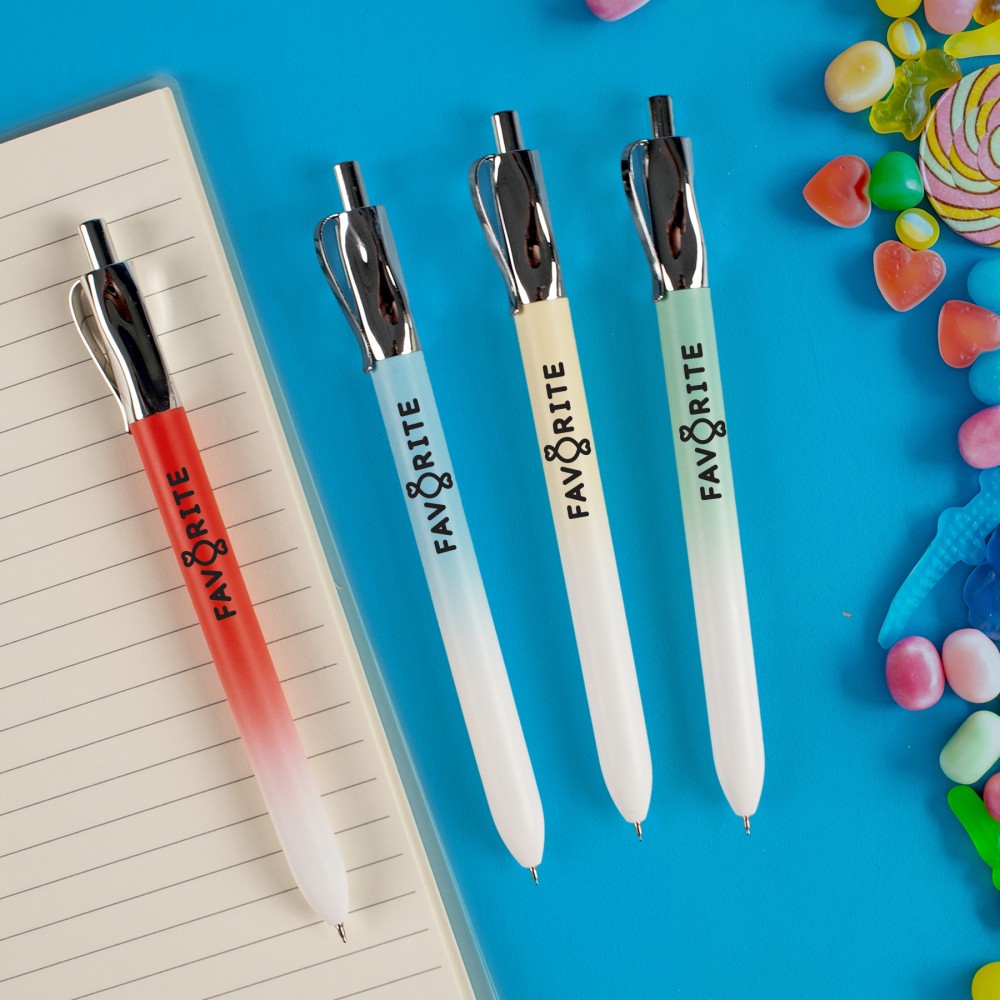 Candy Gel Pen Custom Engraved