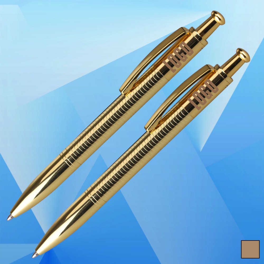 Ripple Click-action Ballpoint Pen Custom Imprinted