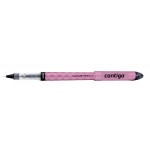 Custom Engraved Uniball Vision Elite Designer Series Gel Pen Pink with Black Ink