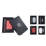 Deluxe Black Paper Gift Box - 6.7"x4.72"x1.2". Custom Imprinted