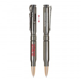 Bolt Action Metal Ballpoint Pen- Gun Metal Logo Branded  Bolt Action Metal Ballpoint Pen- Gun Metal Logo Branded