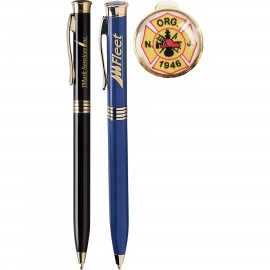 Custom Engraved Bishop Photo Dome Pen