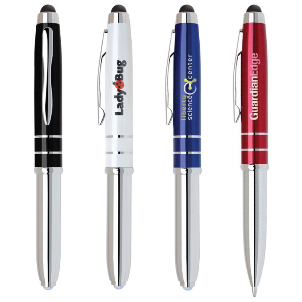 Mirage LED Touch Stylus & Ballpoint Pen Custom Engraved Mirage LED Touch Stylus & Ballpoint Pen Custom Engraved