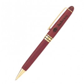 Wood Twist Action Ballpoint Pen Logo Branded