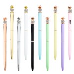 Logo Branded Crystal Pineapple Metal Pen