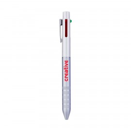 Custom Engraved 4-Color Retractable Metal Gel Pen  Custom Engraved 4-Color Retractable Metal Gel Pen