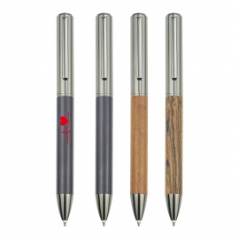 Custom Engraved Retro wooden metal ballpoint pen