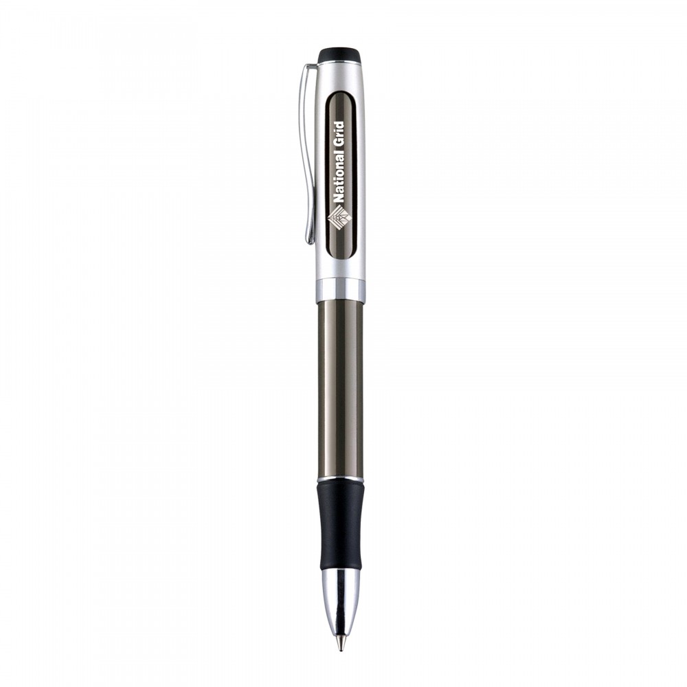Metal Pen, Ballpoint pen, Twist action, Blue ink refill optional Custom Imprinted