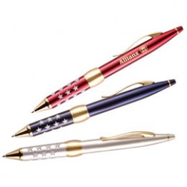 Star Grip Ballpoint Pen Twist Action Custom Imprinted