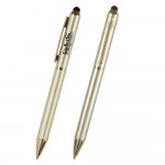 Gold Tapper Brass Stylus Ballpoint Pen Logo Branded