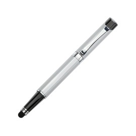 Custom Imprinted Pixel Metal Pen - Silver