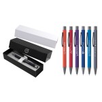Bold Softy in Premium Gift Box - Laser Engraved - Metal Pen Custom Imprinted