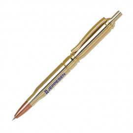 Brass Bullet ll Mechanical Pencil ( Gold - 7mm Lead) Logo Branded  Brass Bullet ll Mechanical Pencil ( Gold - 7mm Lead) Logo Branded