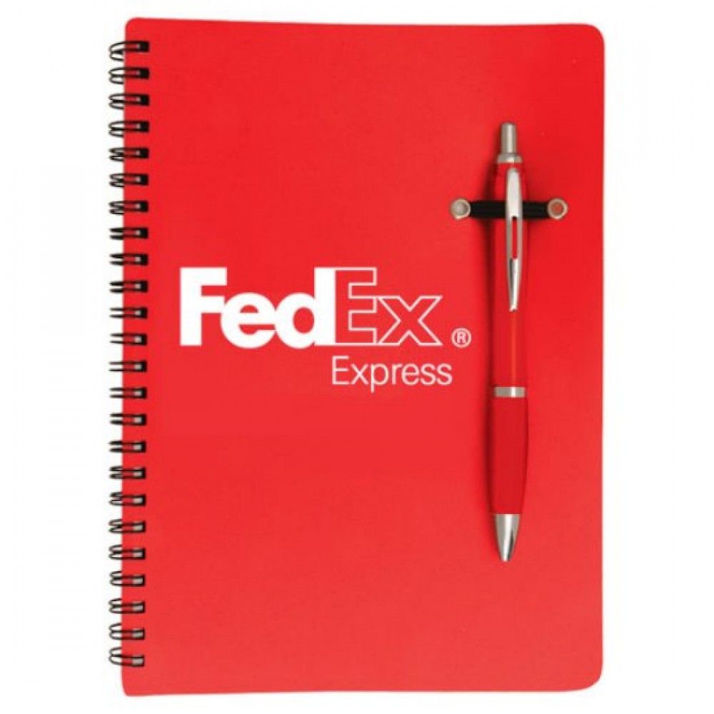 Marino / Notebook Combo - Red Custom Engraved Marino / Notebook Combo - Red Custom Engraved