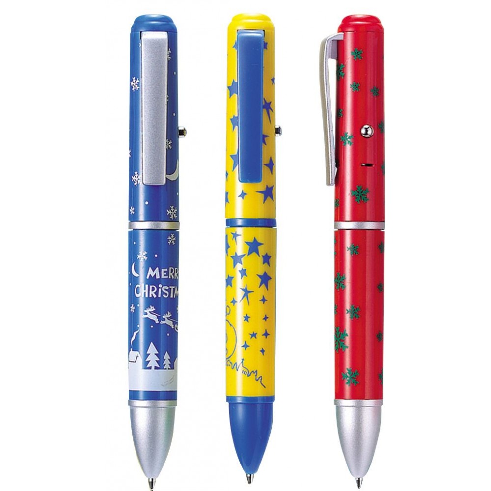 Custom Engraved Projection Wide Body Plastic Pen - Color Projection Image Custom Engraved Projection Wide Body Plastic Pen - Color Projection Image