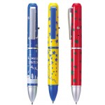 Custom Engraved Projection Wide Body Plastic Pen - Color Projection Image