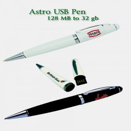 Logo Branded Astro USB Pen Flash Drive - 128 MB Memory