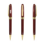 Twisted Action Red Wood Pen Logo Branded
