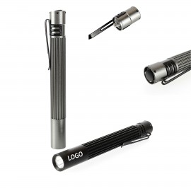 Custom Imprinted Mini Pen Flashlight with Clip