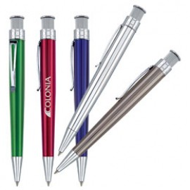 Ballpoint Pen Twist Action Lacquer Coated Logo Branded