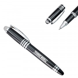 Logo Branded Clear Tip Metal Pen