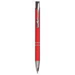 Logo Branded Pen with Silver Trim